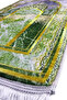 Soft Prayer Rug with 3cm Thick Sponge Knee No Pain Dowry Gift Prayer Green Marble - 4
