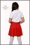 Girl's School Skirt Red High Waist with Shorts Lycra Fabric School-Game-Sports-Event Skirt - 6