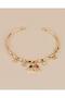 Adjustable Charm Handcuff Bracelet with Rainbow Detail - 3