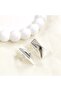 Xuping 3 cm Trapezoidal Stud Earrings White - 2