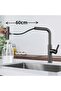Anthracite Color - Kitchen Sink Faucet with Spiral and Multi-Mode - 5