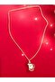 Christmas Themed Design Santa Claus Charm Boxed Necklace - 5
