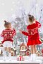 New Year's Special Snowy Houses, Wall Glass Sticker, New Year's Sticker Christmas Ornament - 3