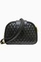 Women's Crossbody Bag, Black, Quilted. - 5
