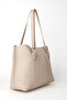 Women's Mink Medium Compartment Faux Leather Medium Size Snap Fastener and Zipper Closure Handbag and Shoulder Bag - 2