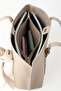Women's Mink Medium Compartment Faux Leather Medium Size Snap Fastener and Zipper Closure Handbag and Shoulder Bag - 3