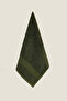 Set of 2 Hand Face Towels 100% Cotton Certified Head Towel |   Kitchen |   Dowry Box 50X90Cm Dark Green - 4