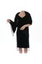 Special Design Velvet Shawl with Bead Fringe Detail - 6