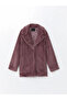 Lcwaıkı Classic Pink Jacket Collar Women's Fur Coat - 7