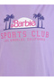 Barbie Sports Club Slogan Puff Print Oversized T-Shirt - 3