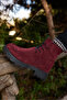 Atto Women's Burgundy Real Suede Boots - 6