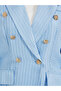 Notch Lapel Oversized Blazer & Straight Fit Pants Co-Ords Set - 4