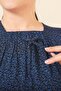 Women's Large Size Crispy Pattern Long Mother's Casual Dress - 3