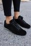 Bosetty Women's Black Real Suede Sneaker Shoes - 6