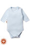 Unisex Baby Snap Basic Long Sleeve 100% Organic Cotton 0-12 Months Baby Bodysuit