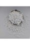 Off-White Patterned 2 cm Diameter Polyester Button 20 Pieces.