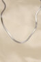 Ramia-Premium |   316L Steel Silver Color 45 cm Italian Chain Model Women's Necklace Tj-Bko5903 |   Tg.Ty - 2