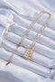 Ramia-Premium |   316L Steel Chain Color Zircon Stone Lion Figured Tarot Necklace Tj-Bko9225 |   Tg.Ty - 2
