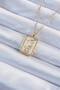 Ramia-Premium |   316L Steel Chain Color Zircon Stone Framed Tarot Pendant Tj-Bko9233 |   Tg.Ty