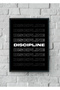 "Discipline" Poster Tablo