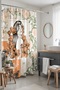 Bathroom Curtain, Beautiful Woman and Birds Pattern Shower Curtain, Bathtub Curtain 175X200Cm - 2