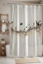 Bathroom Curtain, Birds in the Note Pattern Shower Curtain, Bathtub Curtain 175X200Cm - 2