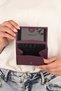 Women's Genuine Leather Wallet Model 2632 - Plum Color - 4