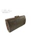 La Boutique Stone Sequin Gold Bag - 5