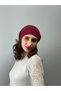 Fur Pomponed Knitting Women's Beret Salaş Beret - 4