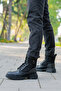 Water and Cold-Proof Orthopedic Insole Non-Slip Rubber Winter Guaranteed Men's BLACK - 6