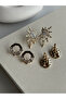 Mix Stone Earrings - 2