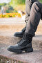 Water and Cold-Proof Orthopedic Insole Non-Slip Rubber Winter Guaranteed Men's BLACK - 7