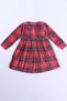 Velvet Print Long Sleeve Dress for Girls - Deer Embroidery, Yilbashi C40 - 3