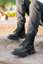 Water and Cold-Proof Orthopedic Insole Non-Slip Rubber Winter Guaranteed Men's BLACK - 4