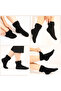 Unisex Thermal Black Winter Socks 2-Pair Pack – Heat-Retaining Thick Thermal Socks – 36-41 - 3