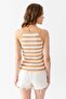 Striped Knitwear Tank Top 5615 - 5