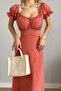 Powder Color Madonna Collar Ayrobin Dress - 2