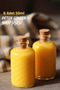 50ml Mini Glass Bottle with Cork Stopper 50Cc Shot Bottle Glass Ginger Detox Bottle Leak-Proof (6 Pieces)