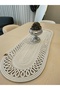 Jute, Runner, Placemat, Plate, Table Cloth, Coffee Table Cloth, Tricot Ranır, Lux Presentation - 5