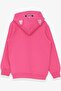 Girl's Sweatshirt with Embroidered Text and Printed Lettering, Ages 2-6, Pink - 5