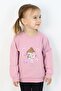 Girl's Sweatshirt Cool Girl Printed 1.5-5 Years, Dried Rose - 4