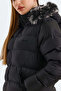 Garlic Women's Black Winter Long Parka Coat Coat - 8