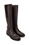 Women's Genuine Leather Brown Classic Boots - 2