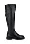 Women's Genuine Leather Black Leather Casual Boots