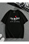 Unisex Black Oversize T-Shirt Friendis