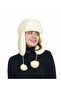 Pabtex Plush Fur Design Pompon Hat, Beanie