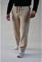 Wide Leg 2 Yarn Beige Sweatpants - 2