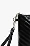 67-6019 Women's Patent Leather Black Clutch Bag - 7