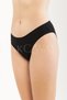 Pack of 6 Black Color Women's Bikini Panties, Cotton Flexible - 5