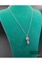 Amethyst Natural Stone Pandula Necklace Stainless Steel Chain - 2